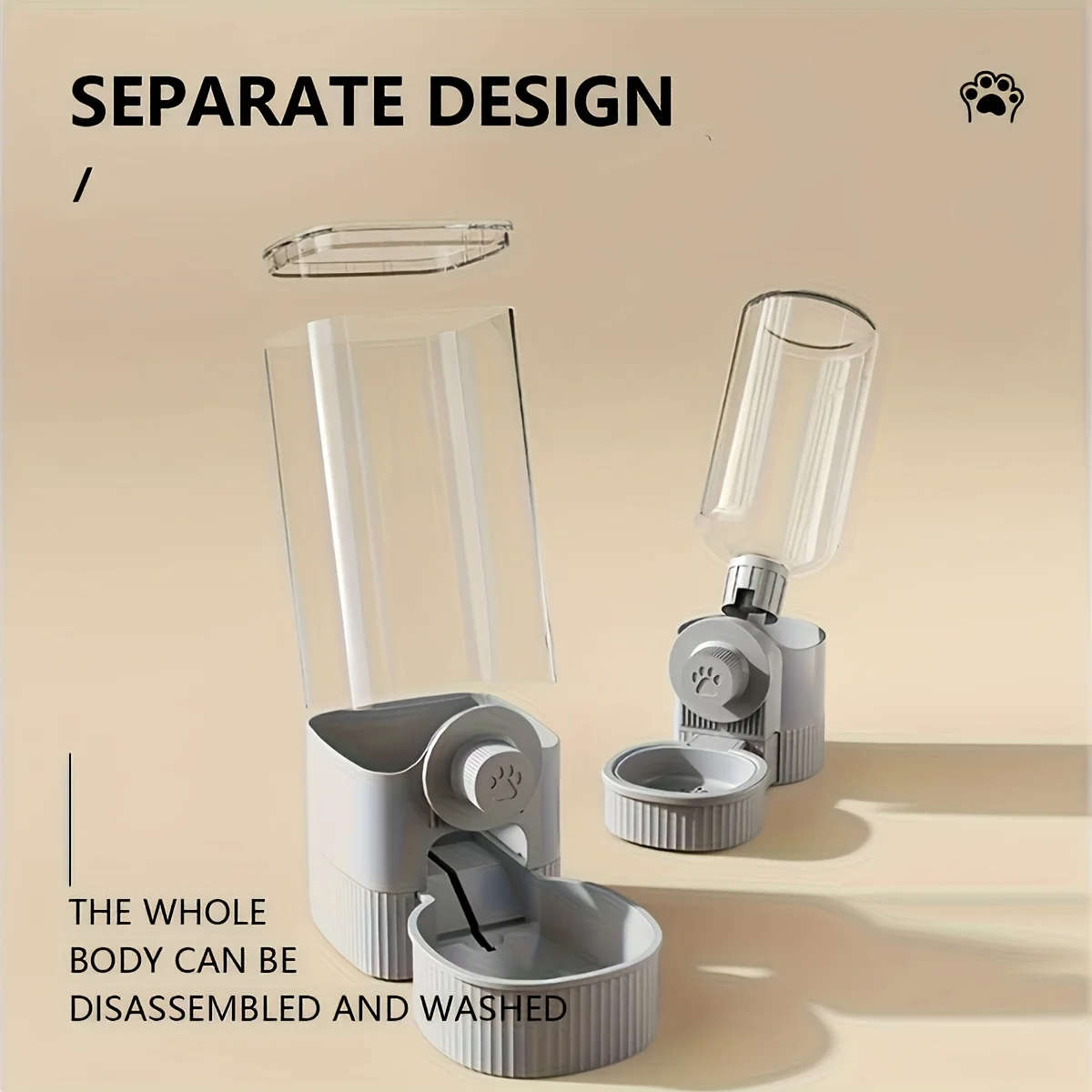 Automatic Hanging Pet Water Dispenser – Gravity Flow Multi-Bowl Feeder for Cats, Dogs & Rabbits - Image 6