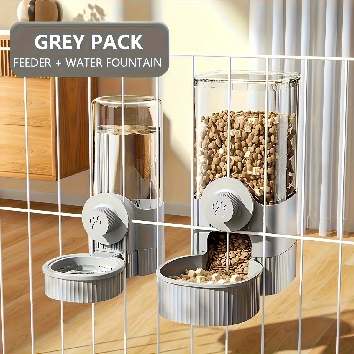 Automatic Hanging Pet Water Dispenser – Gravity Flow Multi-Bowl Feeder for Cats, Dogs & Rabbits - Image 4