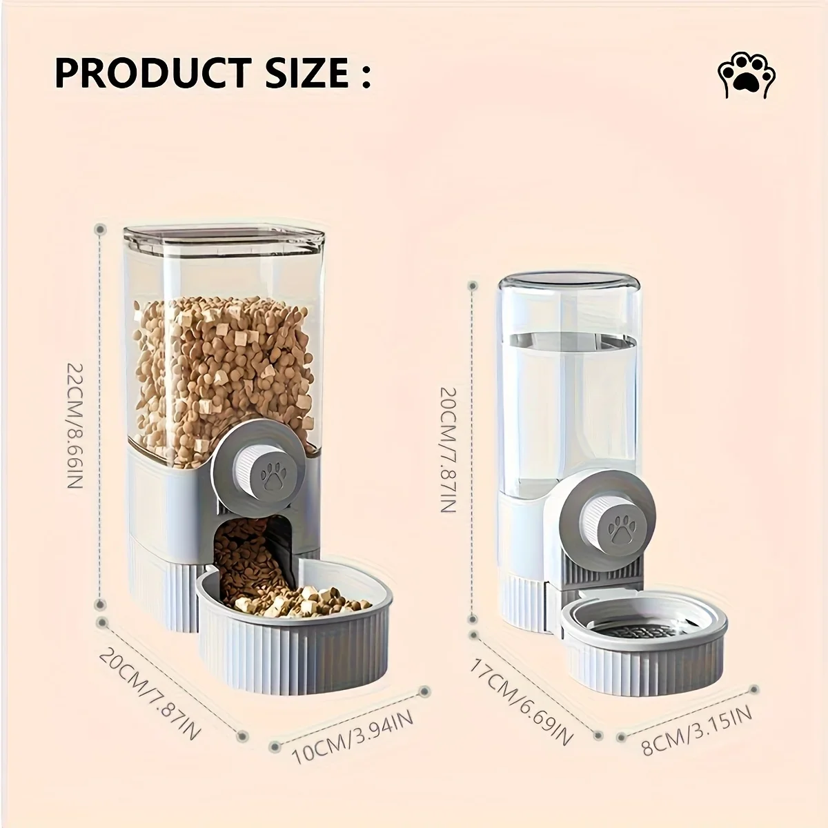 Automatic Hanging Pet Water Dispenser – Gravity Flow Multi-Bowl Feeder for Cats, Dogs & Rabbits - Image 2