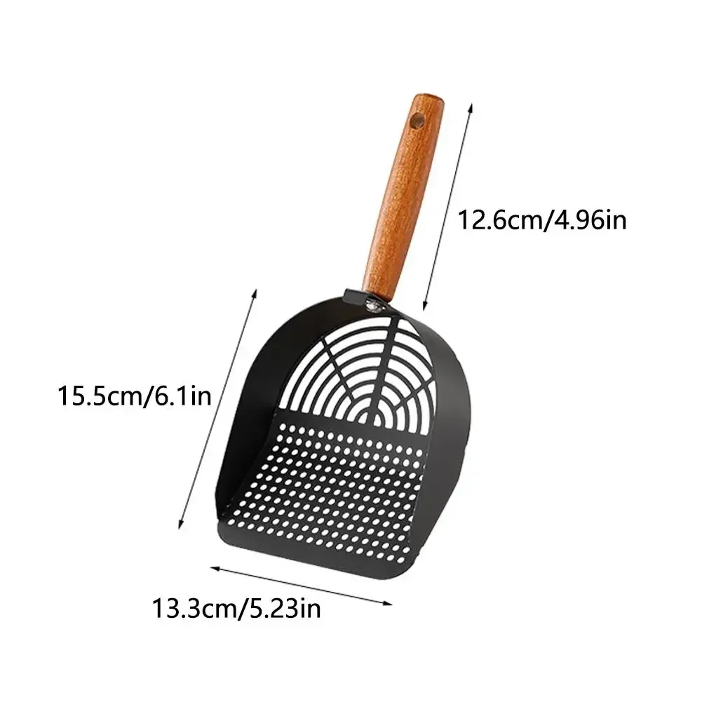 Steel Cat Litter Scoop with Long Handle – Pet Waste Shovel for Tofu Sand Litter Boxes - Image 6