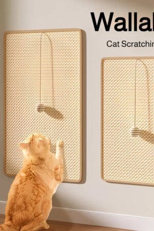 Sisal Cat Scratching Mat – Wear-Resistant Wall & Furniture Anti-Scratch Pad for Paw Training
