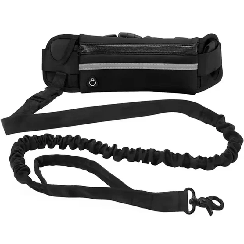 Hands-Free Dog Leash for Running & Walking – Reflective Elastic Traction Rope with Waist Bag - Image 6