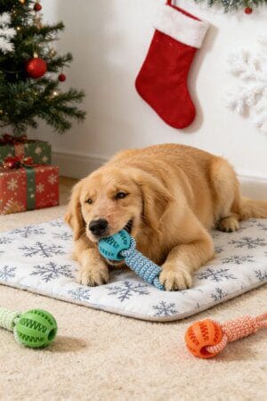 Durable Braided Rope Dog Chew Ball – Dental Cleaning & Treat Dispenser for Fetch & Tug Play