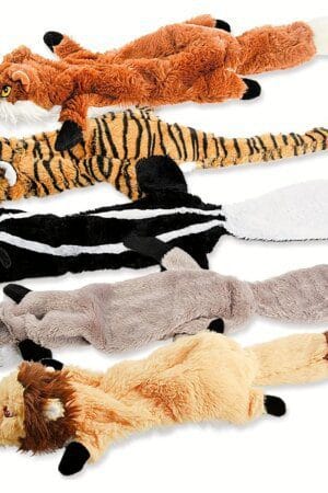 Durable Squeaky Plush Dog Toy – Interactive Teething & Chew Toy for Small to Large Breeds, Perfect Gift