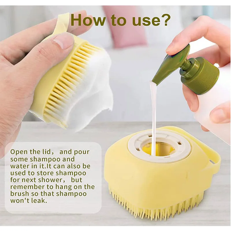 Silicone Pet Grooming Massage Brush – Cute Smile Design Relaxing Brush for Dogs & Cats (1PC) - Image 5