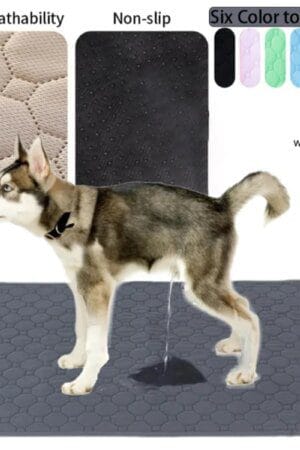 Winter Reusable Dog Pee Pad – Washable Waterproof Absorbent Training Mat for Dogs & Cats