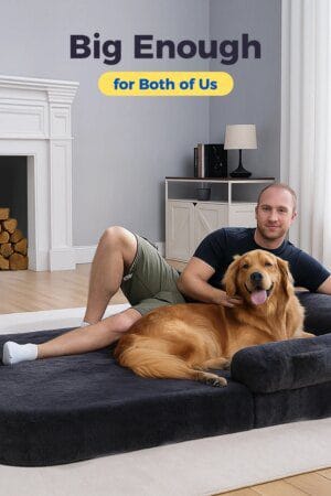 Foldable & Portable Dog Bed Mat – Machine Washable Pet Bed with No Installation Needed