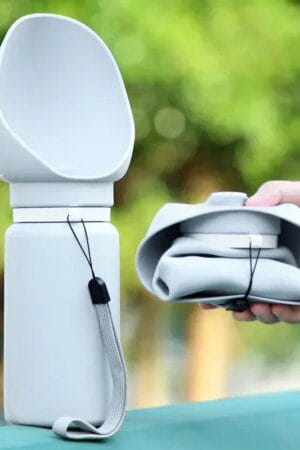 Silicone Portable Pet Water Cup Collapsible Dog Travel Bottle