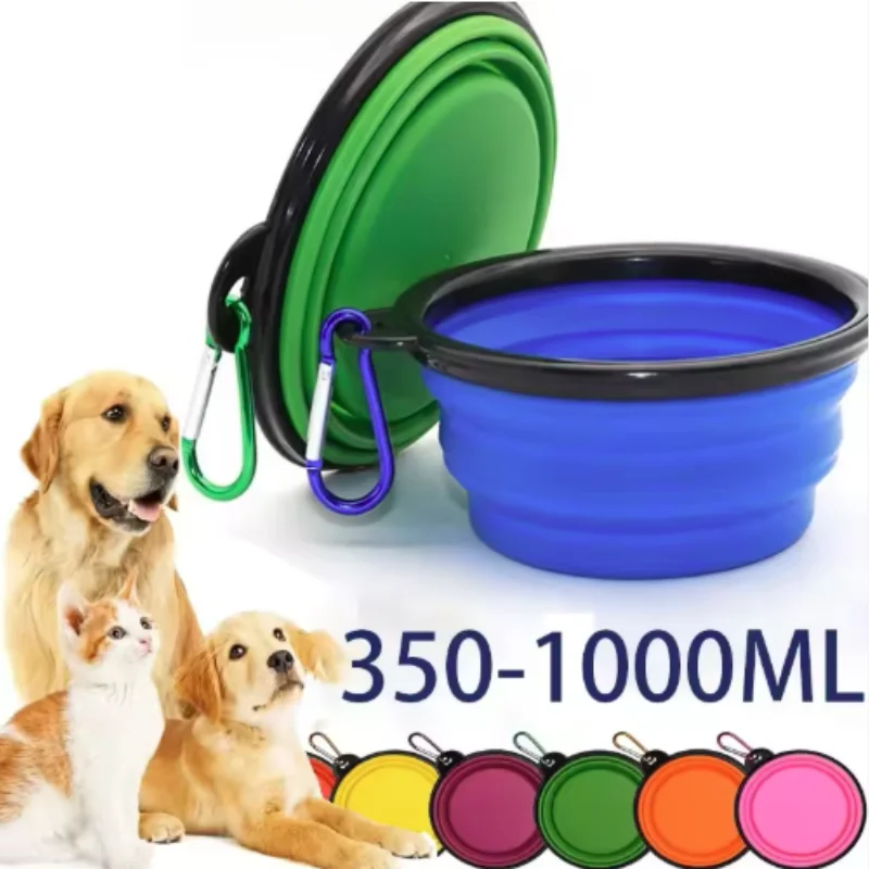 Durable TPR Portable Pet Food Bowl Collapsible Travel Bowl - Image 2