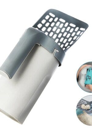 Self-Cleaning Cat Litter Shovel Scoop for Litter Box Cleaning