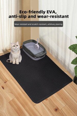 Waterproof Cat Litter Mat Urine-Resistant Washable Dirty Trap