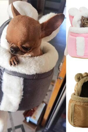 Winter Warm Pet Backpack Carrier for Small Dogs