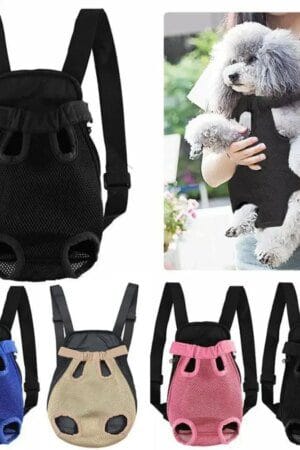 Adjustable Front Dog Carrier Backpack – Small Pets