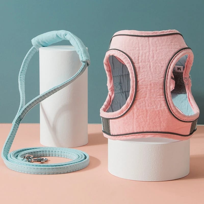 Breathable Reflective Cat Harness & Leash Set for Kittens, Cats & Small Dogs