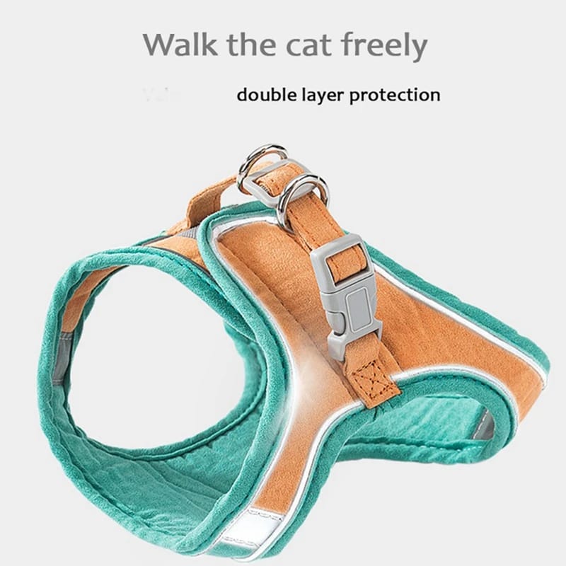 Breathable Reflective Cat Harness & Leash Set for Kittens, Cats & Small Dogs - Image 4