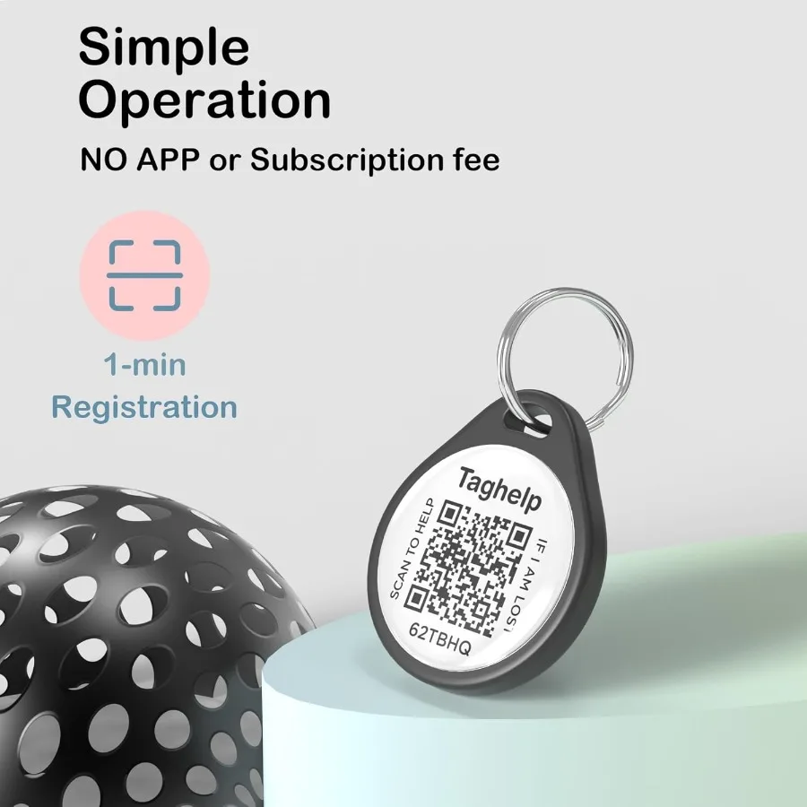 QR Code Pet ID Tag for Dogs & Cats – Personalized Anti-Lost Collar Tag - Image 2