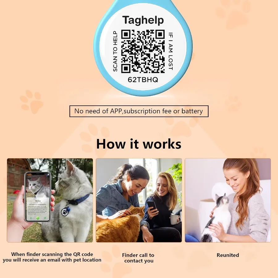 QR Code Pet ID Tag for Dogs & Cats – Personalized Anti-Lost Collar Tag - Image 5
