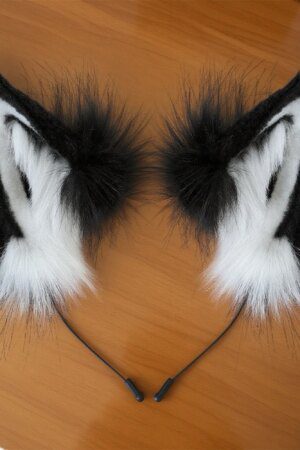 Cute Cat Ear Hair Band Faux Fur Animal Headband for Cosplay & Halloween