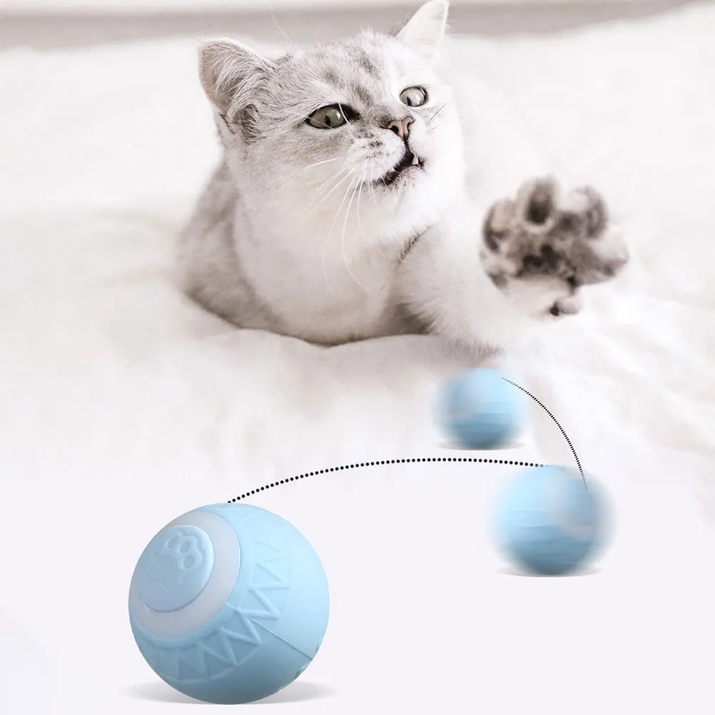 Automatic Rolling Smart Cat Toy Ball – Interactive Electric Training Toy (1–6PCS) - Image 3